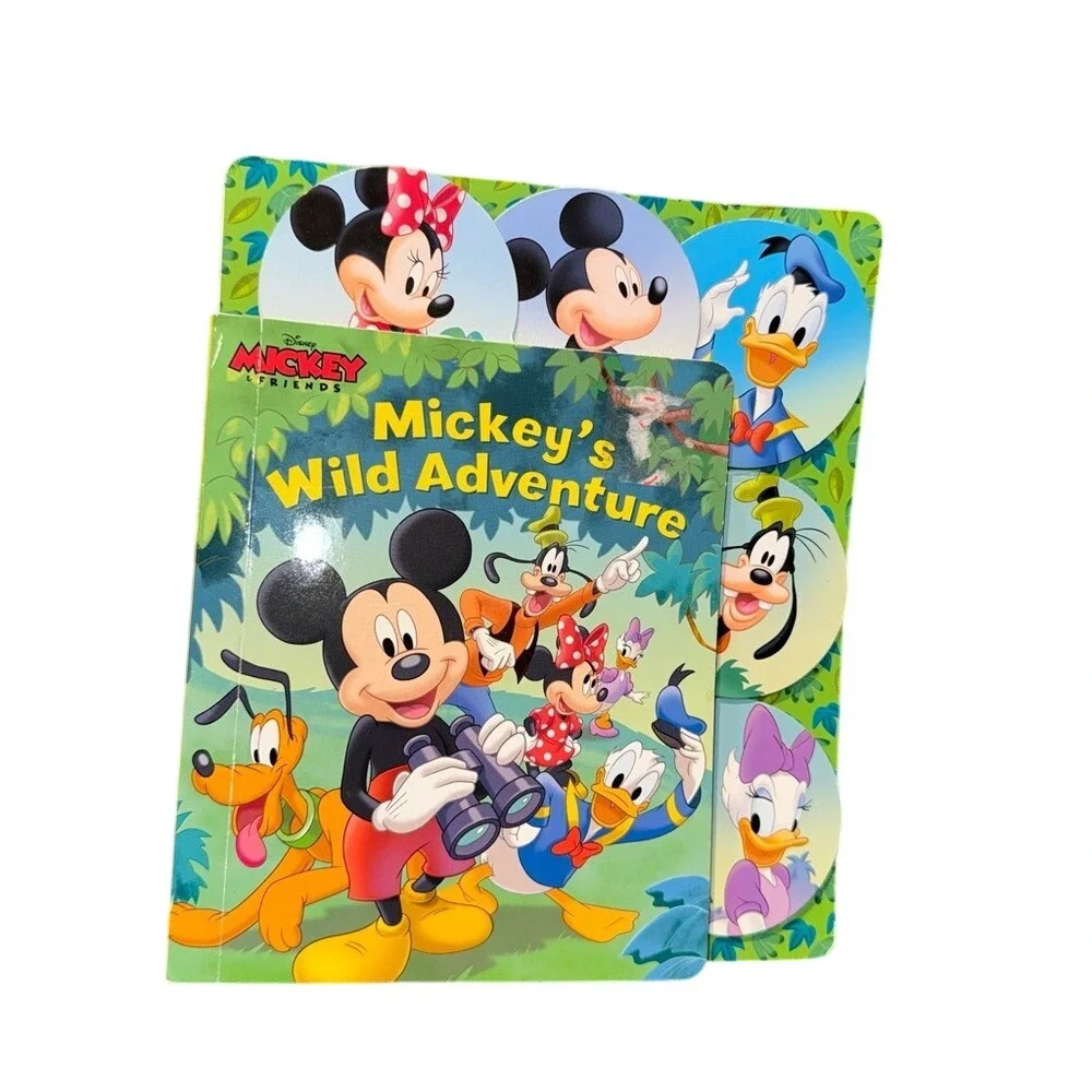Disney Mickey's Wild Adventure Board Book Slide and Count Mickey‎ and Friends